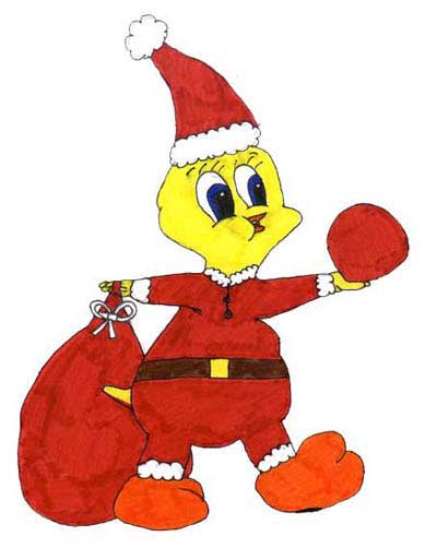 Tweety Santa
